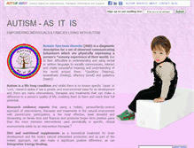 Tablet Screenshot of copingwithautism.co.uk